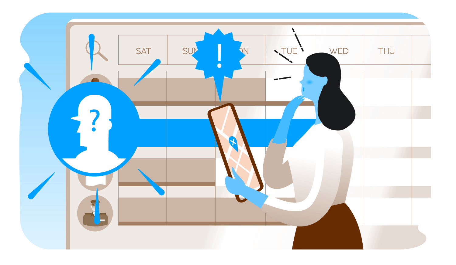 control de ausencias del personal